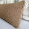 Taupe Sherpa Oversized Lumbar Pillow Cover, 12x40 – Cozy Neutral Accent